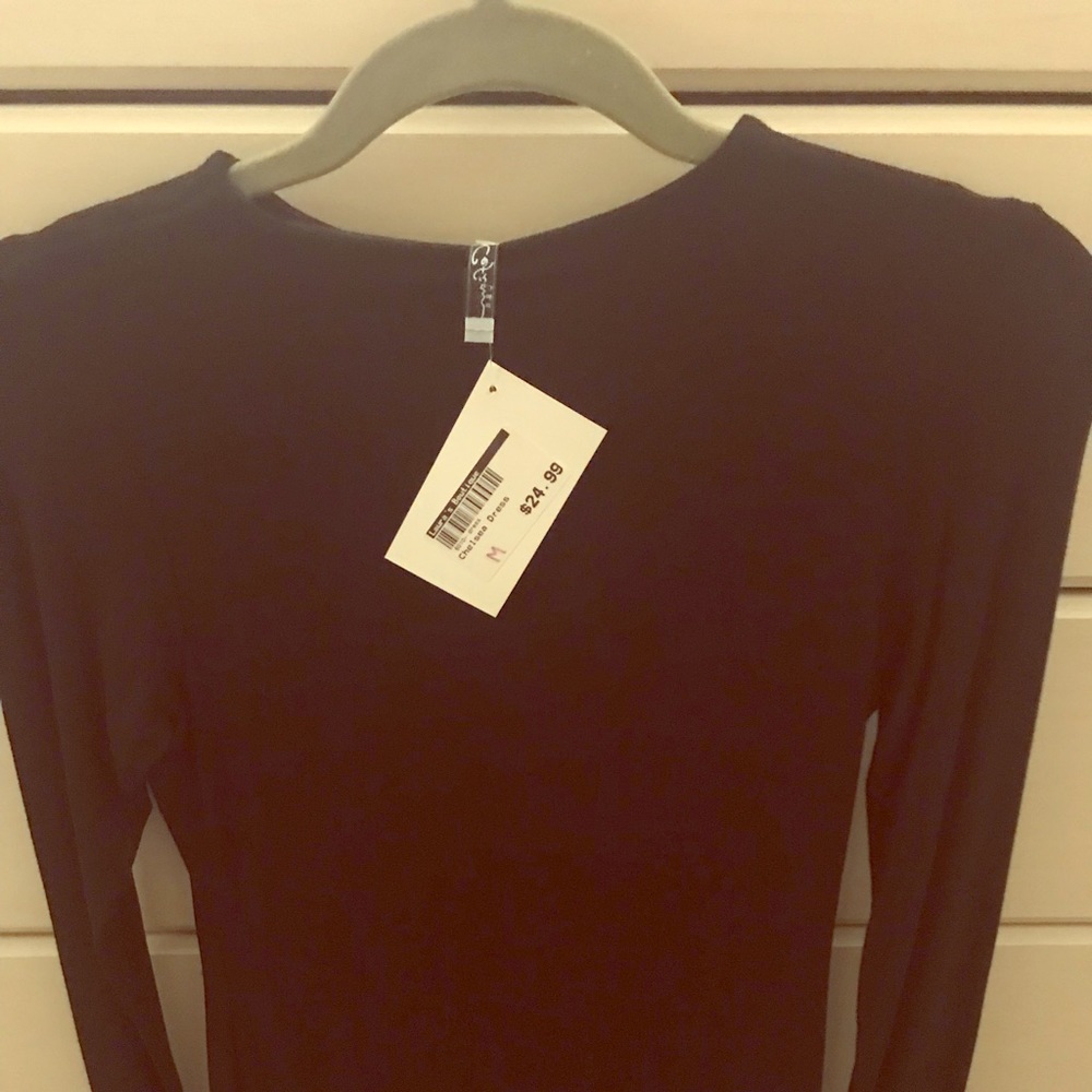 Black bodycon dress (brand new)